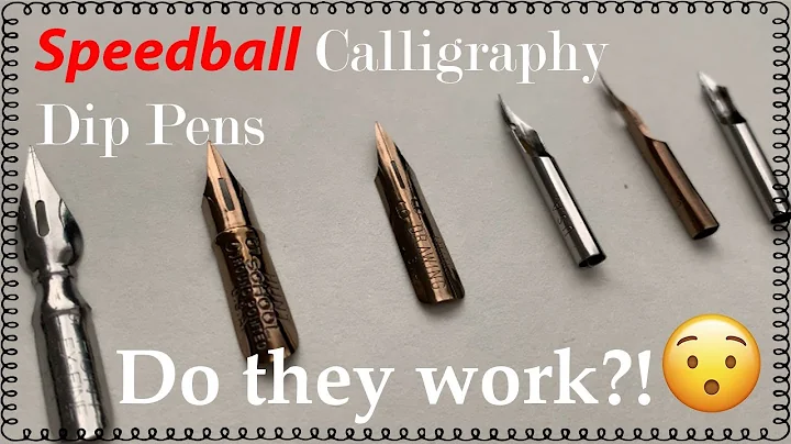 Speedball Calligraphy Sketching Set REVIEW