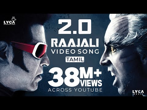 Raajali Video Song | 2.0 Tamil Songs | 4K | Rajinikanth | Akshay Kumar | Amy Jackson | AR Rahman