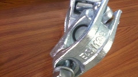 Khóa, cùm xoay giàn giáo (Swivel coupler) BS1139 / EN74 Trung Quốc