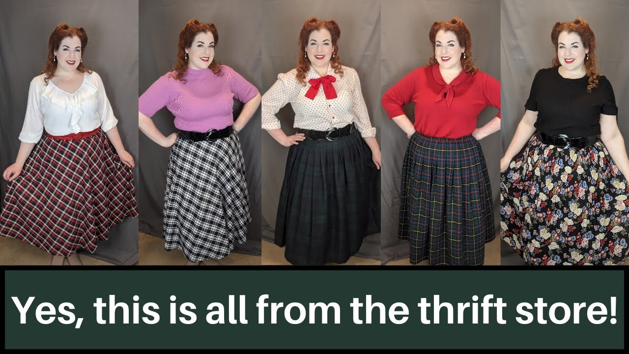 Thrifting Tips for a Plus Size Style Wardrobe - YouTube