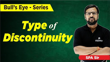 Type of Discontinuity | Continuity Class 12 | IIT JEE MATHS | ATP STAR KOTA
