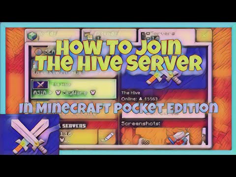 How To Join The Hive Server In Minecraft Pocket Edition Zaviogaming Youtube