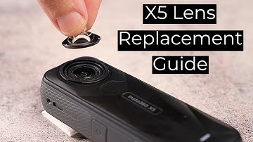 How To Replace The insta360 X5 Lenses