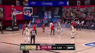 Houston Rockets vs Milwaukee Bucks Full Game Highlights   August 2   NBA Restart