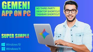 Install Gemini App on PC | Laptop | No third party software|Easy Method |Windows 10/11 Edge | Chrome screenshot 4