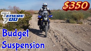 Tenere 700 budget suspension upgrade for the average rider.