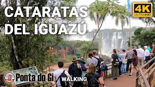 Cataratas del IGUAZU #walking  [TOUR virtual]  pasarelas del circuito superior MISIONES - ARGENTINA