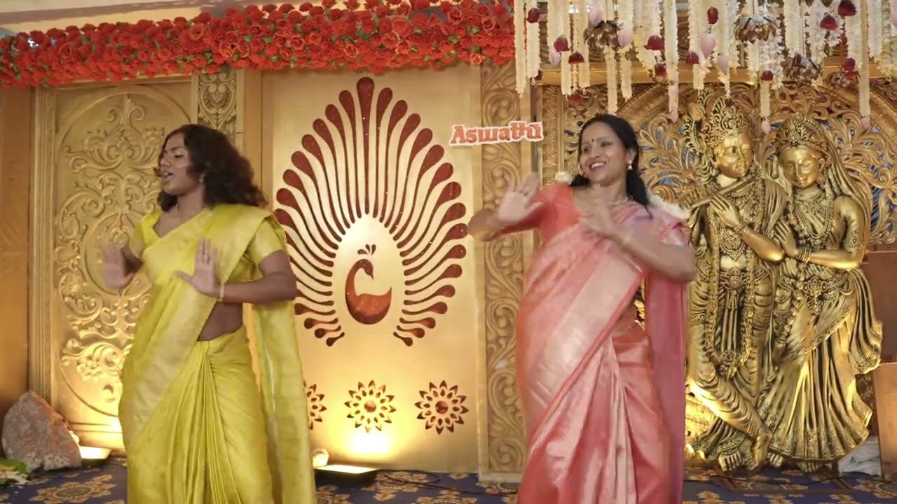 Vishnu wedding cousins dance
