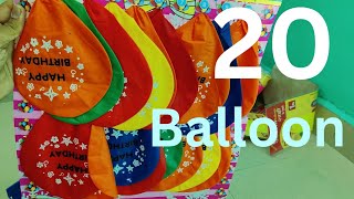 20 Balloon Happy Birthday 2 you