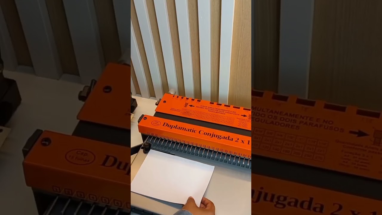Capa do vídeo Conheça a Encadernadora de Wire-o para canhoto da Marpax!