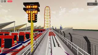 Top Thrill Dragster][ROLLBACK POV][+ENTIRE RIDE] in roblox