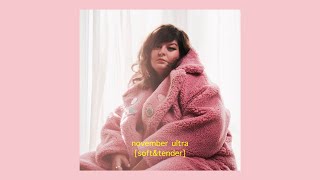 Video thumbnail of "november ultra - soft & tender (lyrics)"