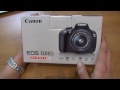 Обзор зеркальной камеры Canon EOS 1200D распаковка и комплектация Veryvery.ru
