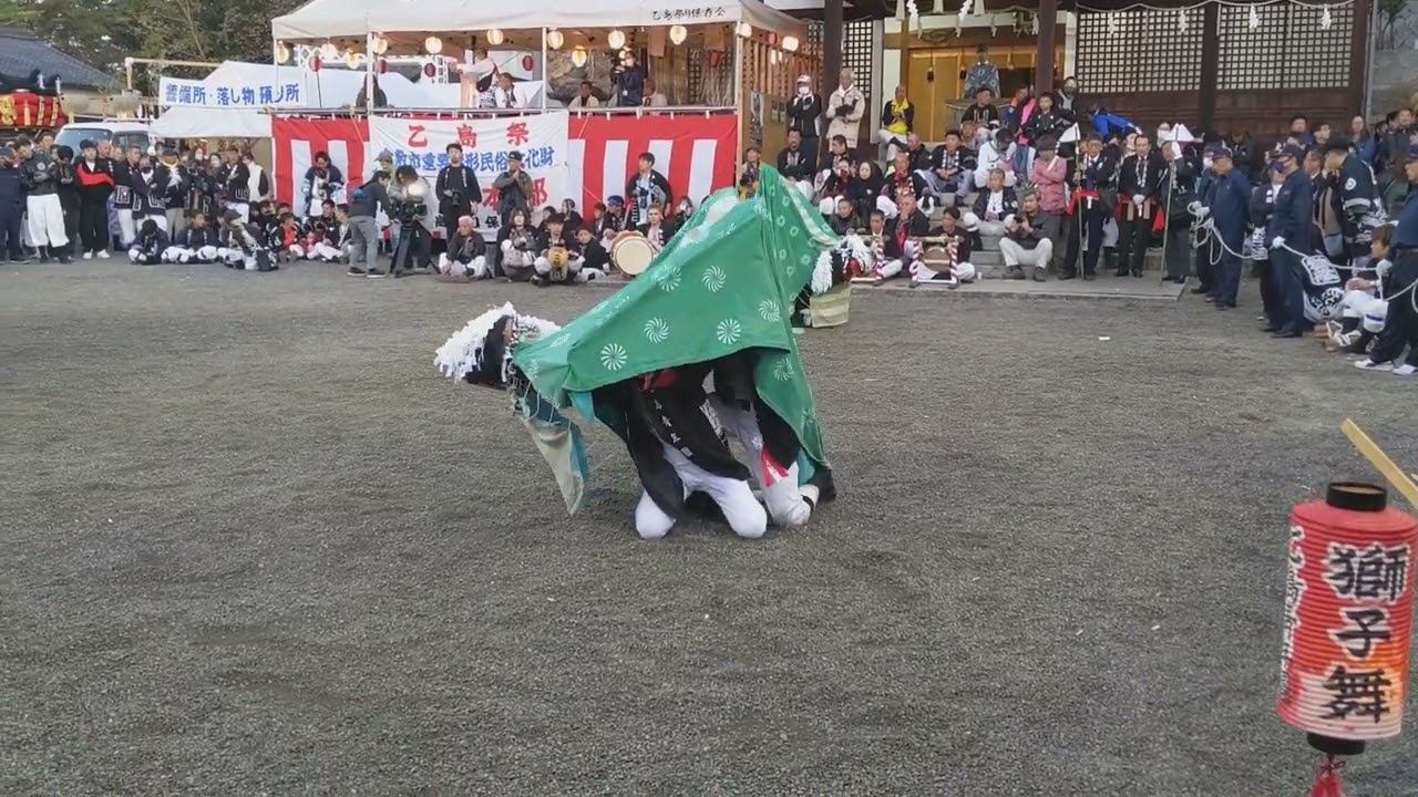 2023年乙島祭り 獅子舞