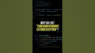 ConcurrentModification Confusion: Deciphering Java Errors! 🔍🔄 #JavaErrors #CodingConundrums