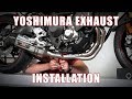 How to install Yoshimura R-77 Full Exhaust System on a 2014+ Yamaha FZ-09 by TST Industries