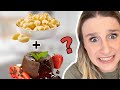 TRYING WEIRD FOOD COMBINATIONS (Mac & Cheese and Lava Cake)