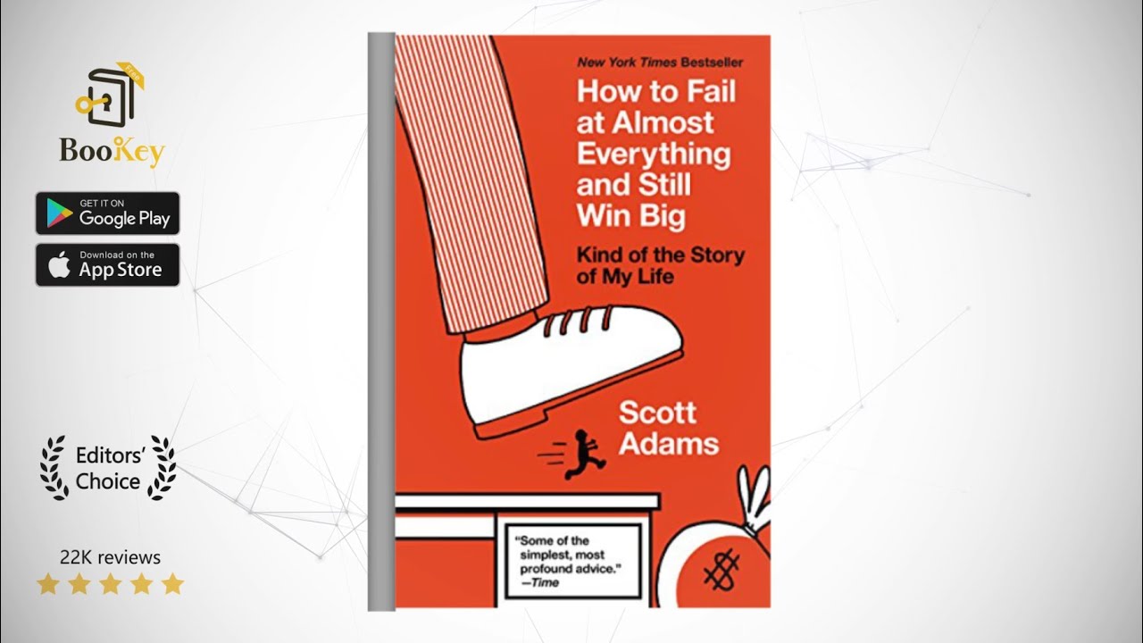 How to Fail at Almost Everything and Still Win Big   Book Summary By Scott Adams   Be determined