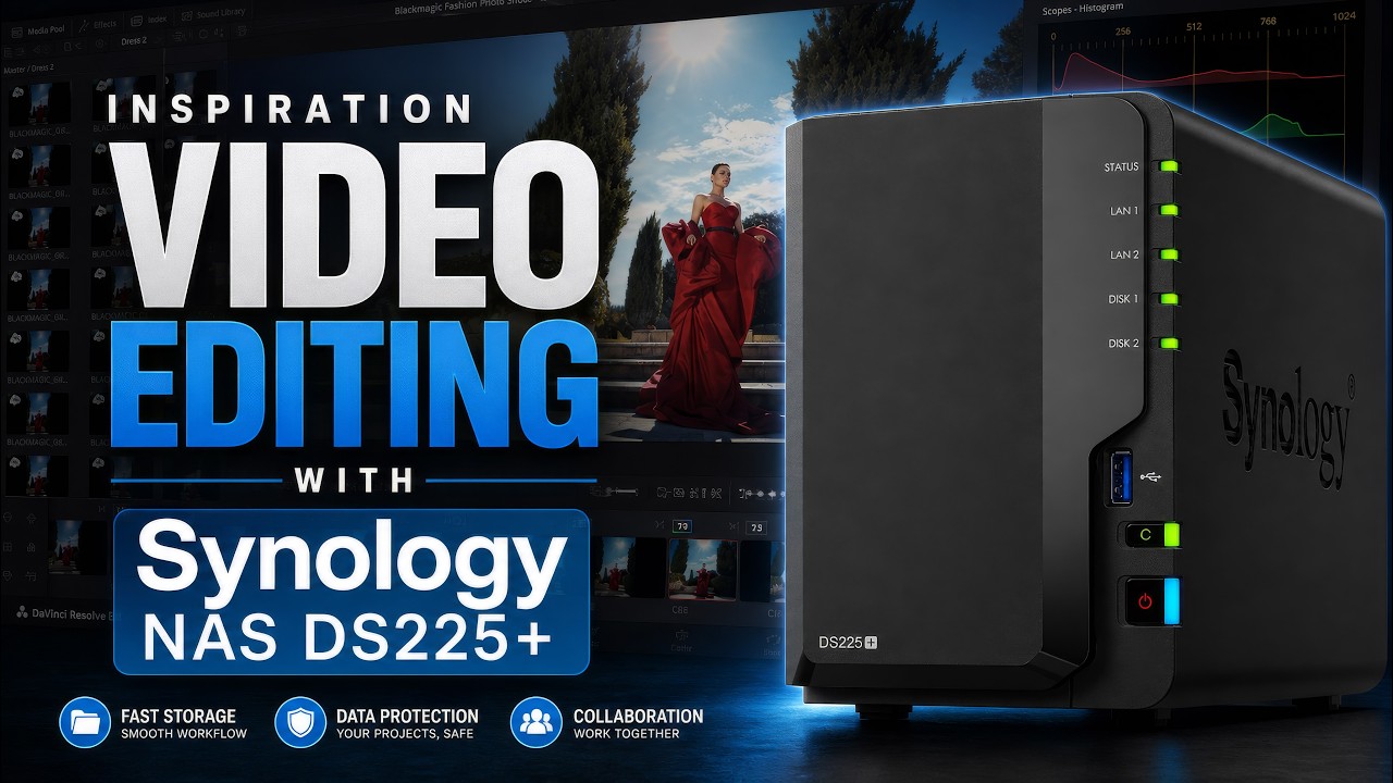 Thiết bị lưu trữ mạng NAS Synology DiskStation DS225+