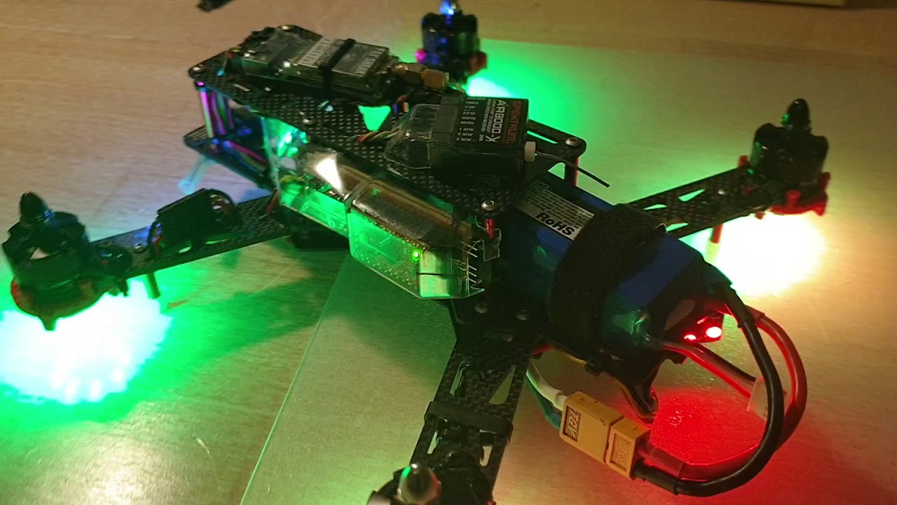 Arduino WS2812B Copter Light1 - YouTube