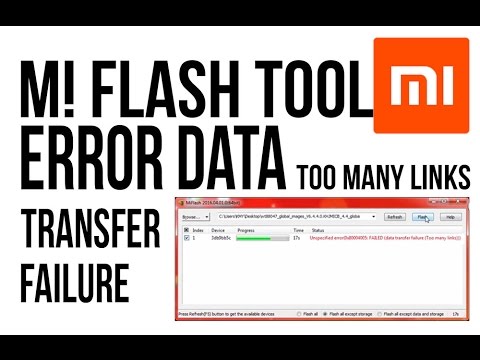 failure transfer links too many data