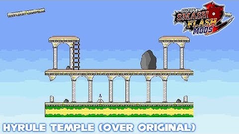 SSF2 Mods: Hyrule Temple (over Original)