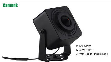 Cantonk Mini  WIFI IPC KHKSL200W Operation Video