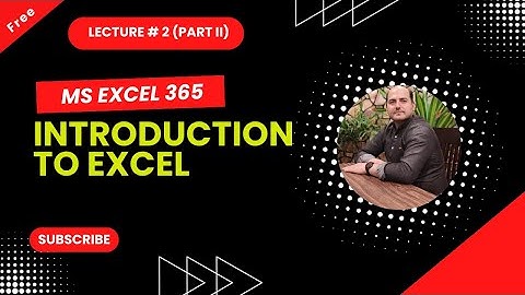 Excel Tutorial for Beginners Lecture 2 (Part I): Basic Excel Skills for Complete Beginners: #excel