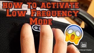 How to activate Low Frequency mode on JBL Boombox 2 screenshot 5