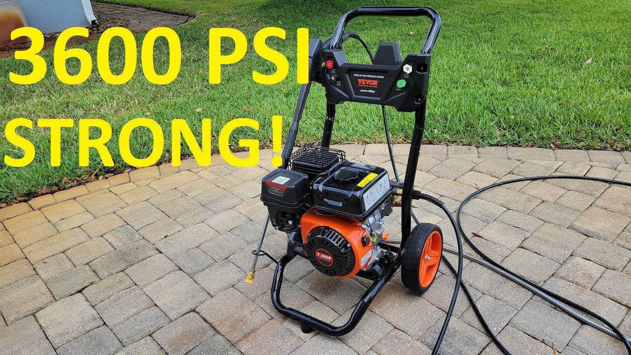 VEVOR 3600 psi gas pressure washer review