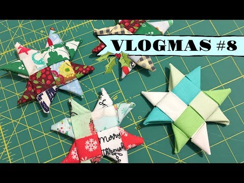 Video: VLOGMAS #8 | Making Scandinavian Fabric Stars