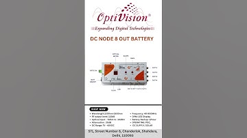 DC NODE 8OUT BATTERY || BATTERY DC OPTICAL RECEIVER 8OUT DELUXE OPM #shorts #trending