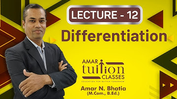 #12 Differentiation SY BCom Sem 4 Statistic | Differentiation Sem 4 Gujarat University | Kutch Uni |