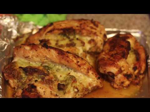 Lemon Pepper Chicken Breast stuffed with Broccoli & Cheese