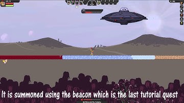 Starbound - First Boss - UFO Boss Tutorial (EASY)