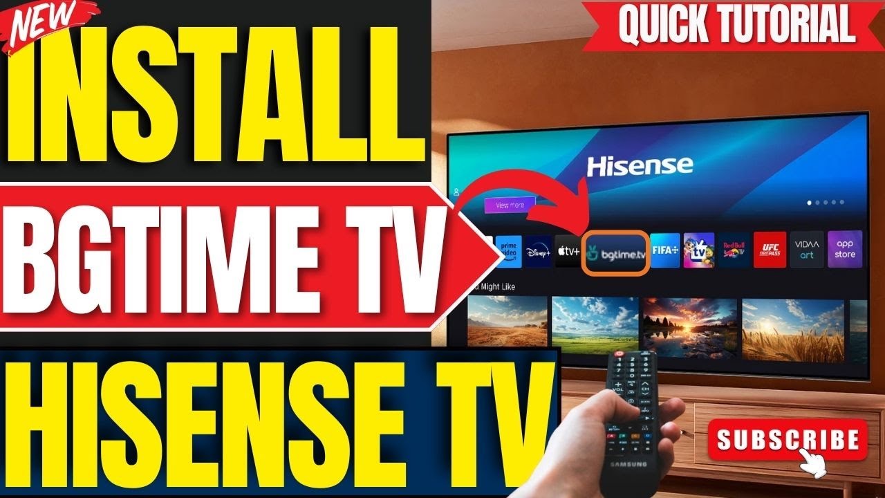 How to Install bgtime.tv App on ANY Hisense Smart TV (2026 Guide) - YouTube