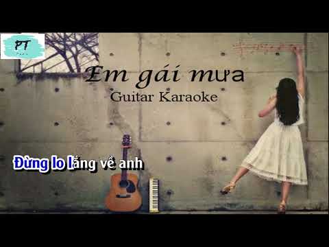 Video [Karaoke Beat ] Em gái mưa - karaoke beat guitar - youtube