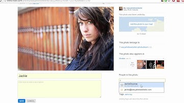 Tagging People In Flickr