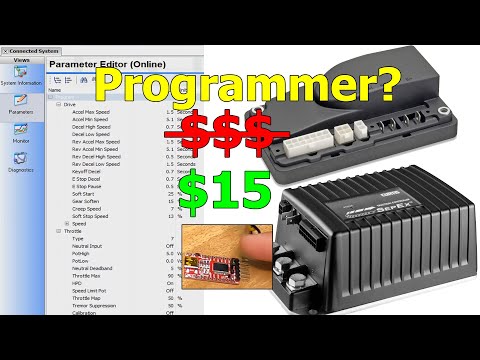 Curtis 1309 USB compatible programmer with FT232 TTL golf carts forklifts and many motor controllers