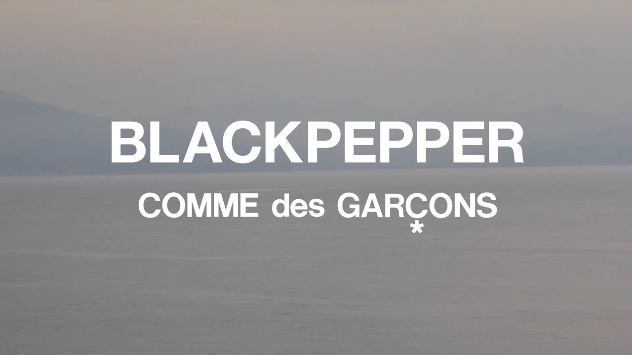 commes des garcon black pepper
