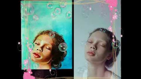 Timelapse Video of painting: BUBBLES