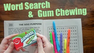 ASMR Word Search & Gum Chewing (Soft Spoken) screenshot 4