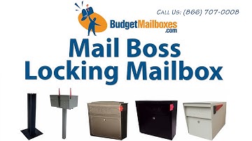 BudgetMailboxes.com | Mail Boss Locking Mailbox