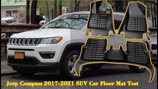 Jeep Compass 2017-2021 Interior Accessories Unboxing /Awemat Custom Fit Car Floor Mat / Floor liner
