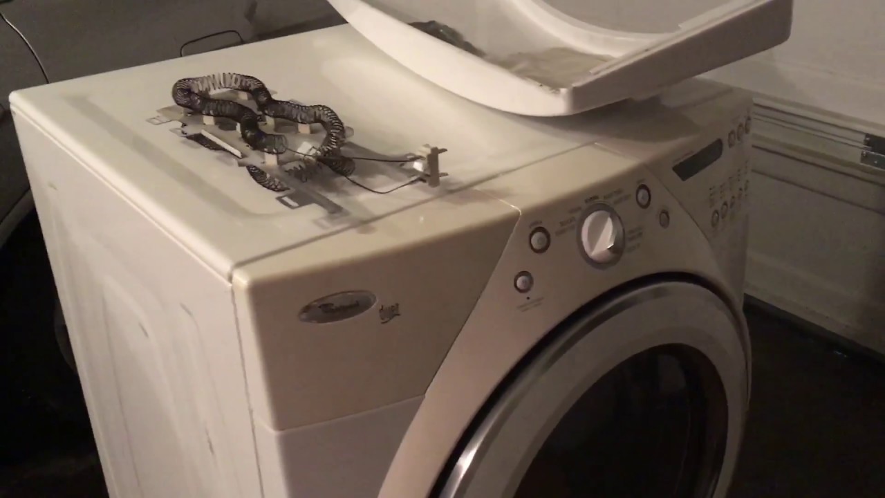 How To Fix Whirlpool Dryer Not Heating Youtube