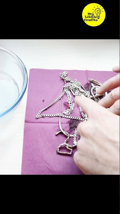 how-to-clean-silver-with-aluminum-foil-and-baking-soda-shorts-youtube