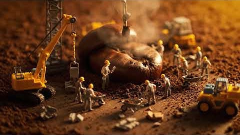 Tiny Humans Discover a Giant Coffee Bean ☕ | Cinematic Mini World