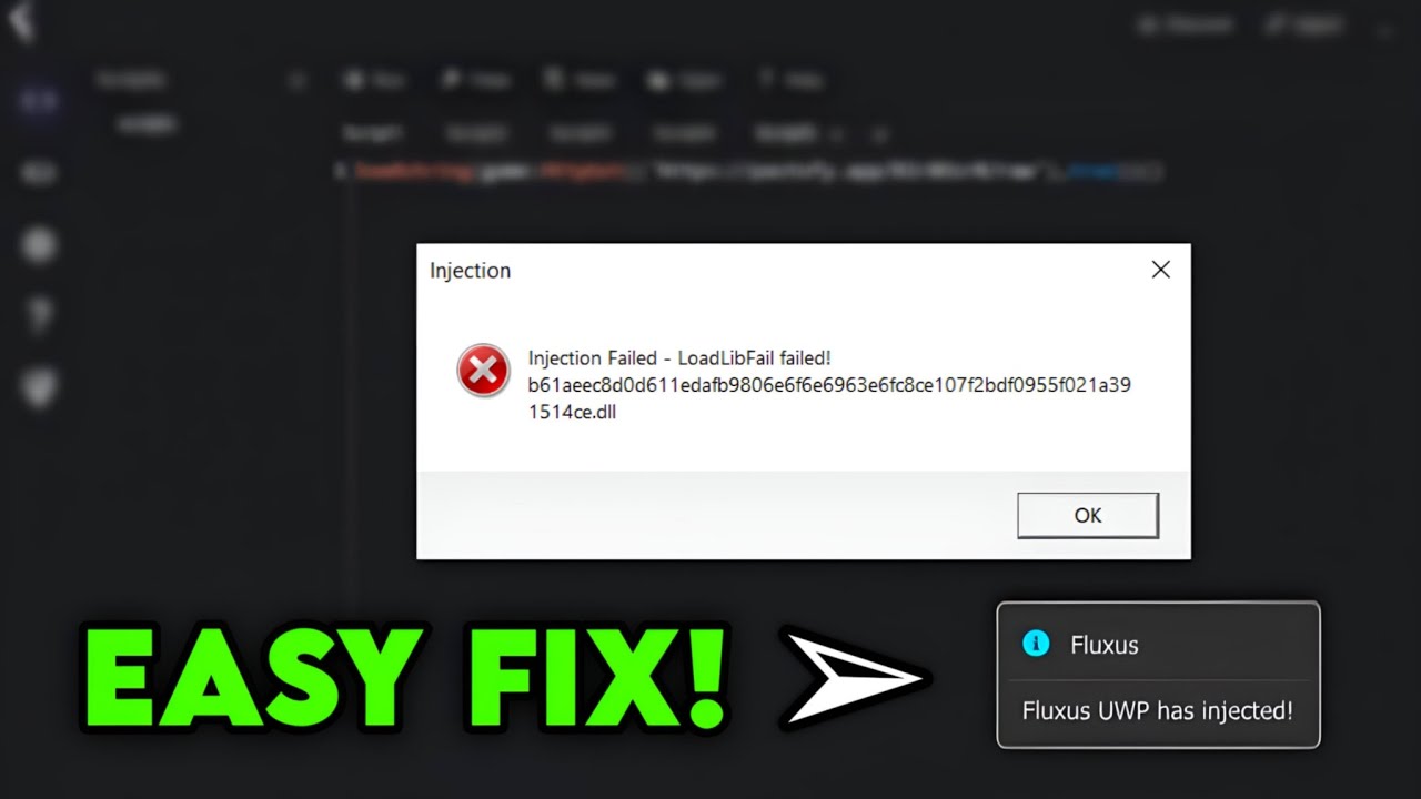 Fix Roblox Fluxus Injection Failed: DLL Not Found Issue — Eightify