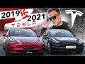 Купил НОВУЮ ТЕСЛУ ЗА 6.000.000 рублей | Сравнение Tesla Model 3 2019 с 2021 | ДРИФТ на Теслах