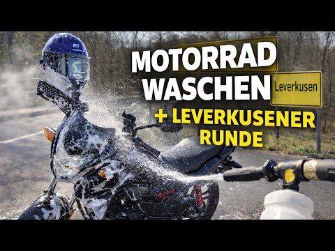 Motorrad Waschen mit kurzer Leverkusener Runde/Honda CB125F #motorradfahren #motovlog #biker